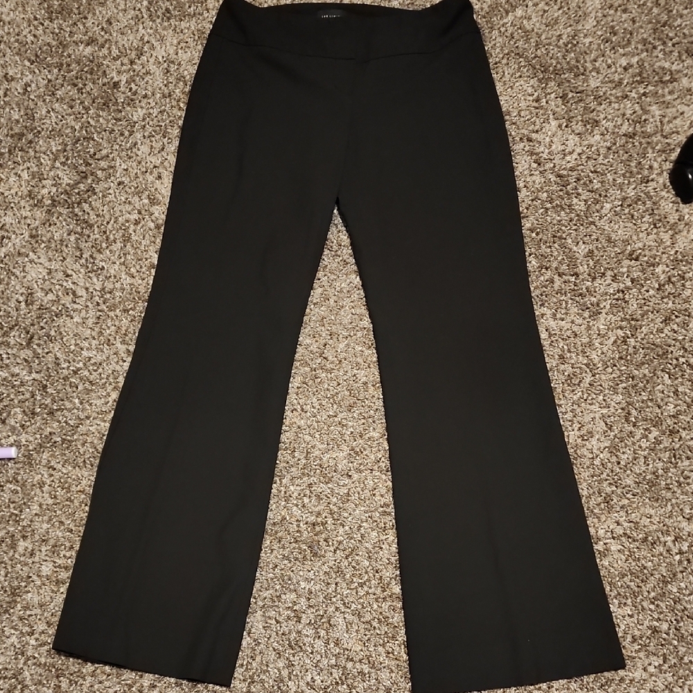 The Limited Black Wide Leg Pants with Elegant Texture